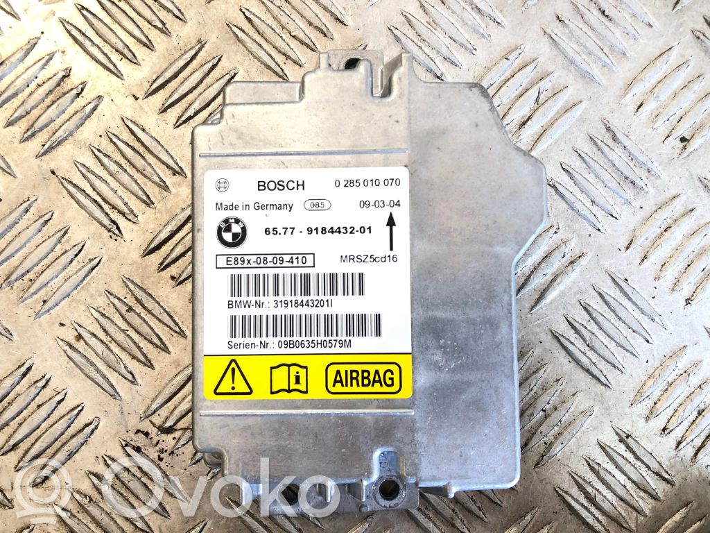 Module de contrôle airbag   9184432,0285010070,MRSZ5C016,319184432011