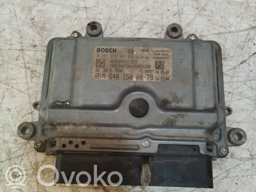 Mercedes-Benz A W169 Engine control unit/module 