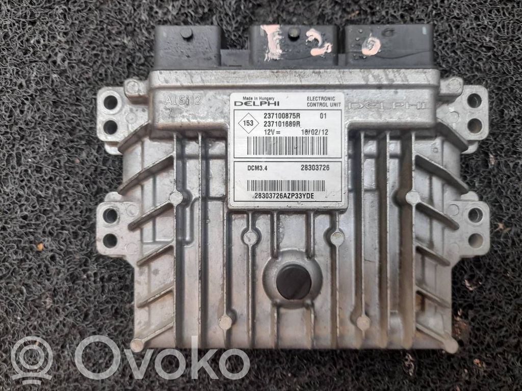 Engine control unit/module   237100875R,237101689R,DELPHI
