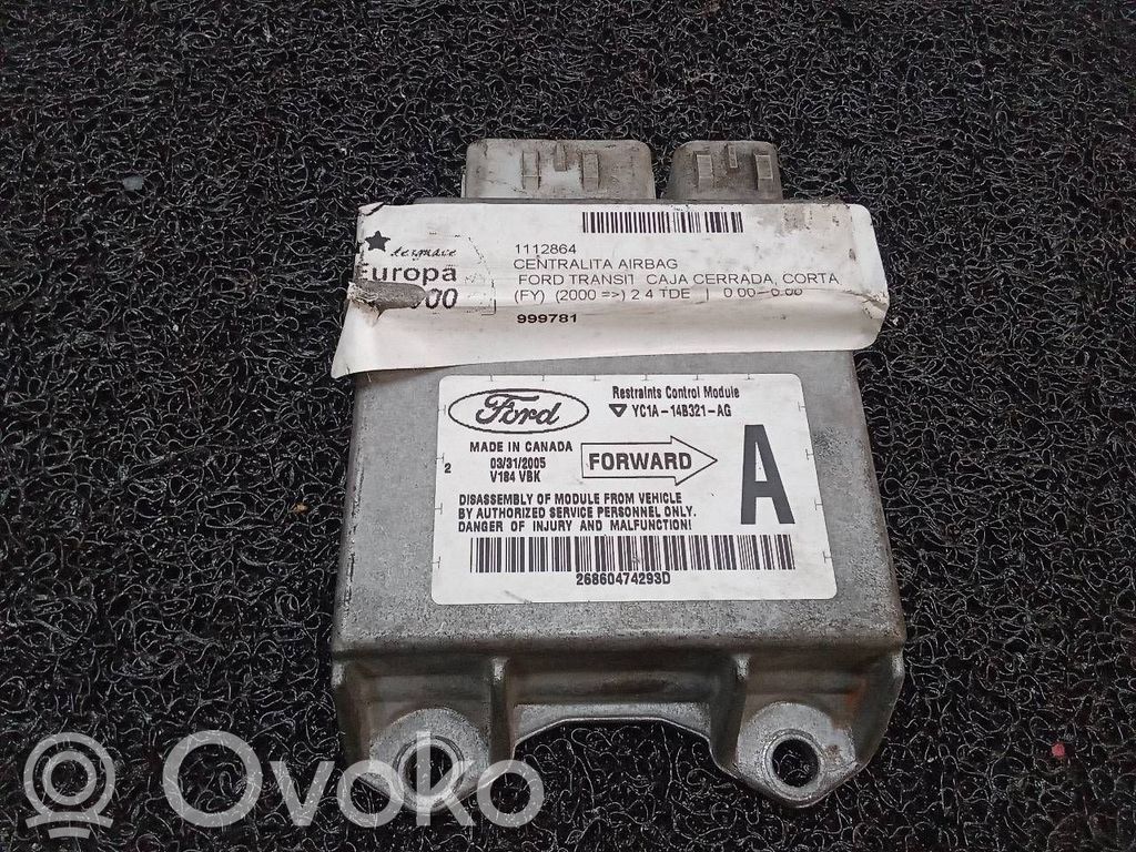 Airbag control unit/module   YC1A14B321AG