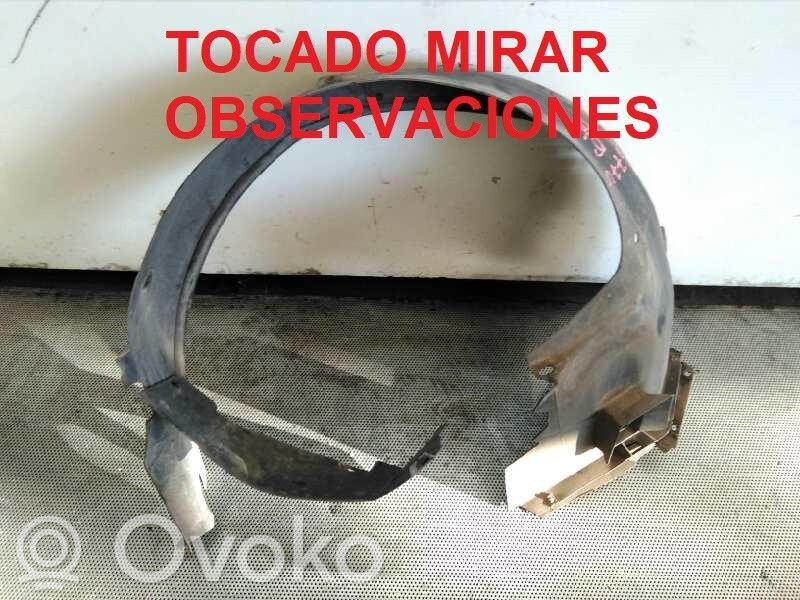 Front wheel arch liner splash guards