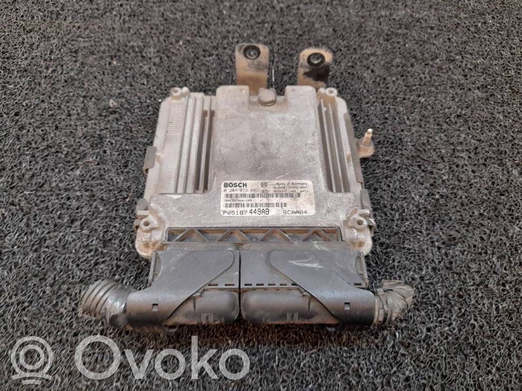 Engine control unit/module   0281013693,P05187449AB,BOSCH