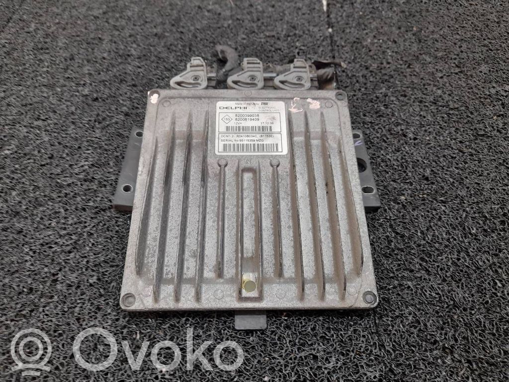 Engine control unit/module   8200399038,8200619409,DELPHI