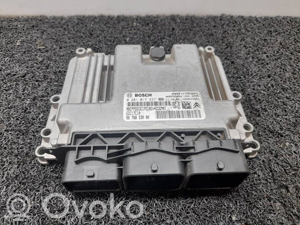 Engine control unit/module   0281017337,9676833080,BOSCH