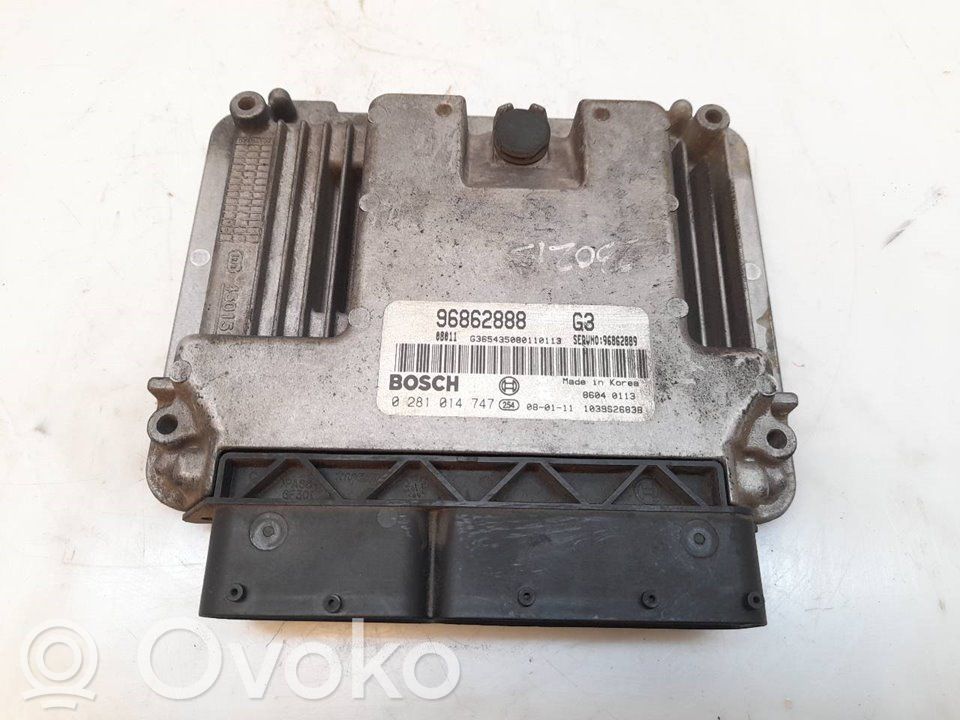 Engine control unit/module   0281014747,96862888,BOSCH