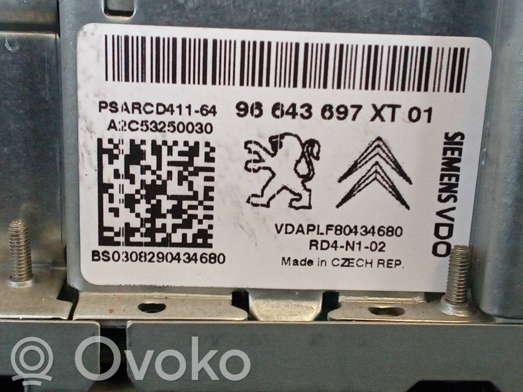 Peugeot 207 Steuergerät Audioanlage Soundsystem Hi-Fi