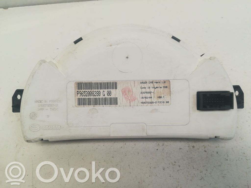 Citroen C3 Tachimetro (quadro strumenti) 