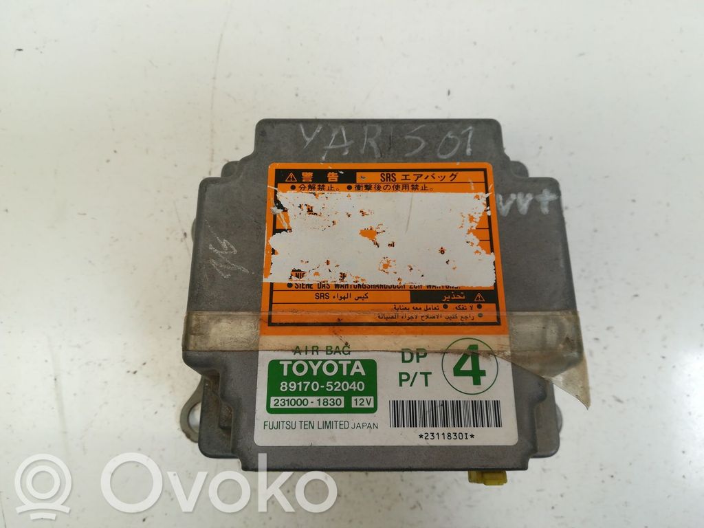 Centralina/modulo airbag   8917052040