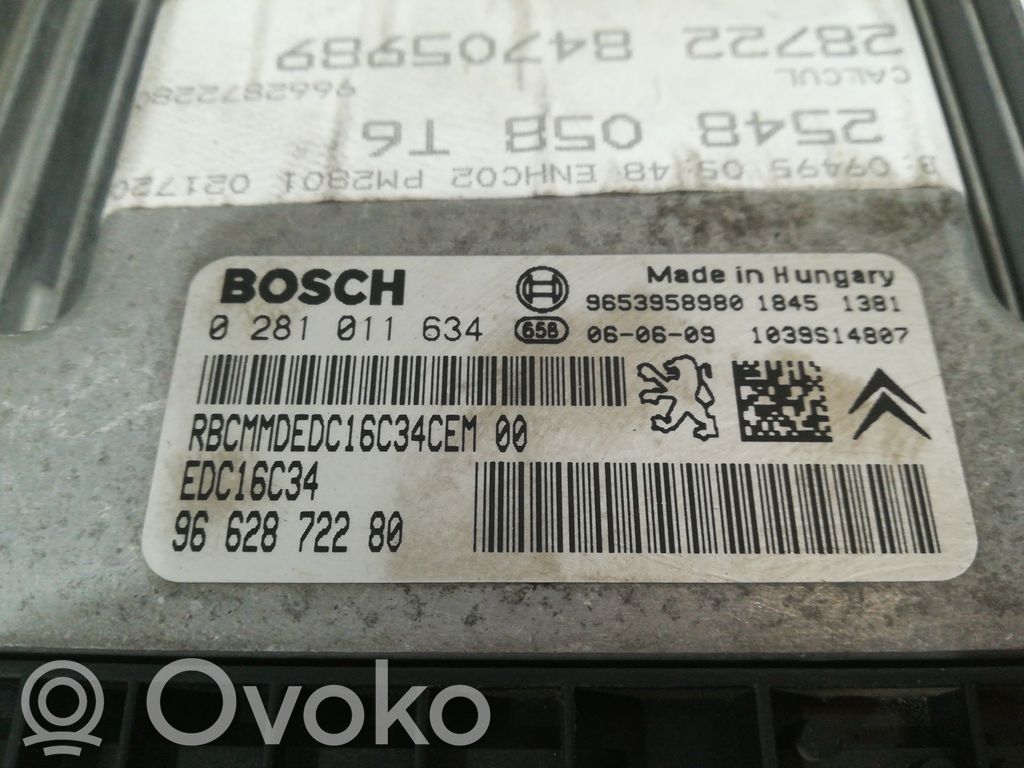 Sterownik / Moduł ECU   0281011634