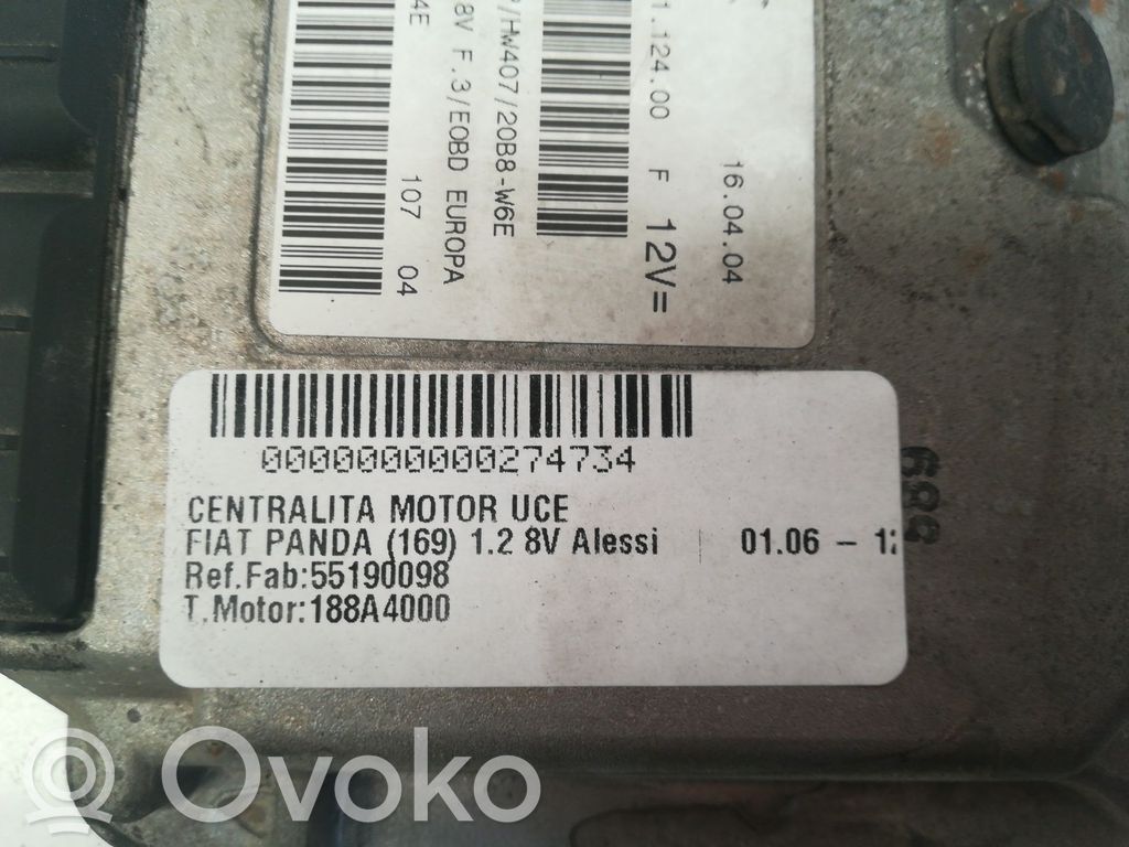 Unidad de control/módulo del motor   55190098