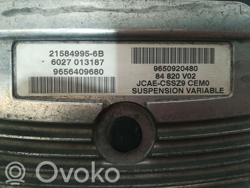 Peugeot 607 Sterownik / Moduł zawieszenia pneumatycznego 