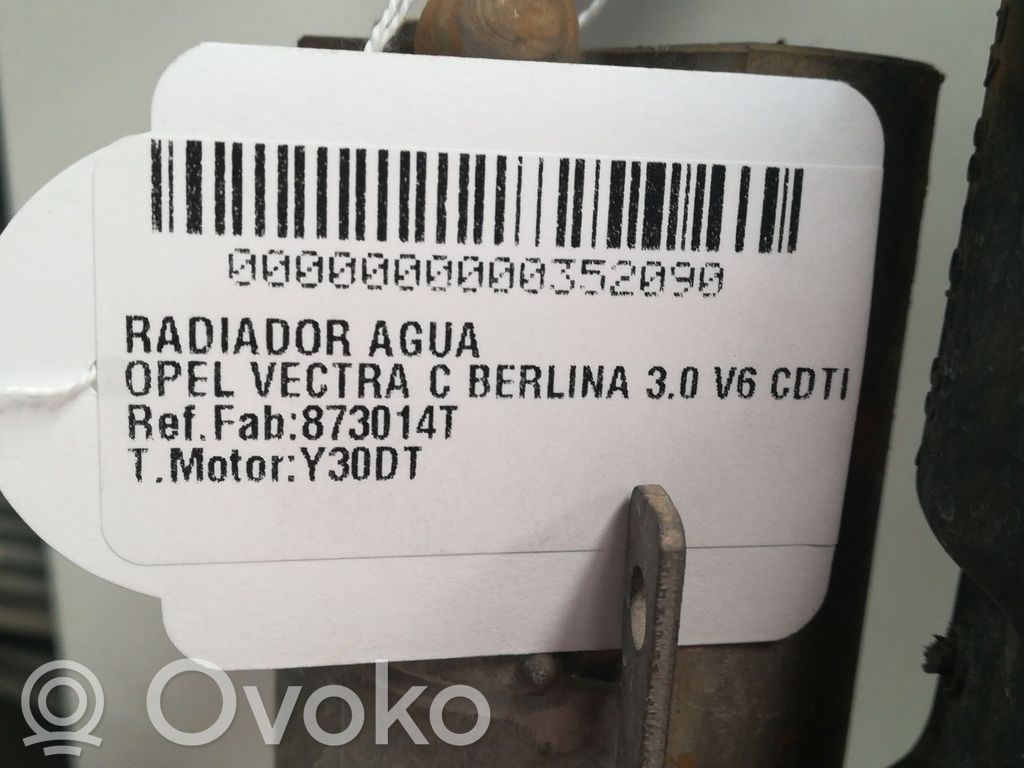 Opel Vectra C Radiatore di raffreddamento 