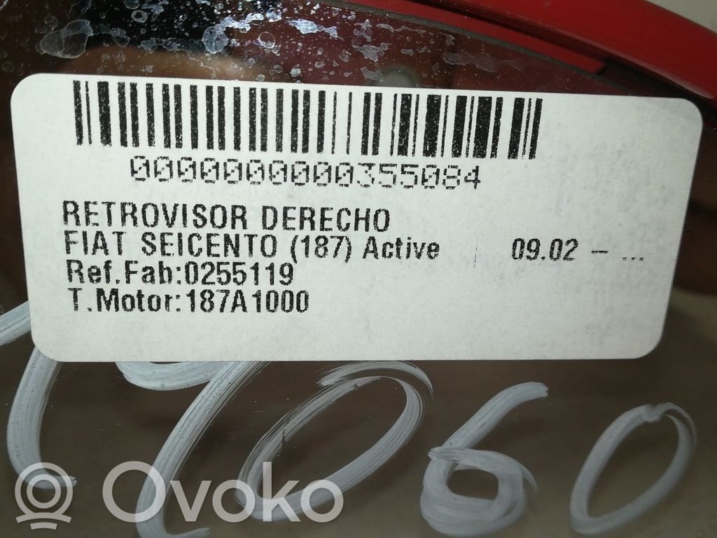 Elektryczne lusterko boczne drzwi przednich   0255119