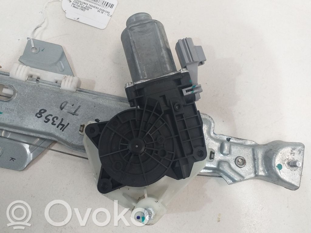 Ford Ka Regulador manual de la ventanilla trasera 