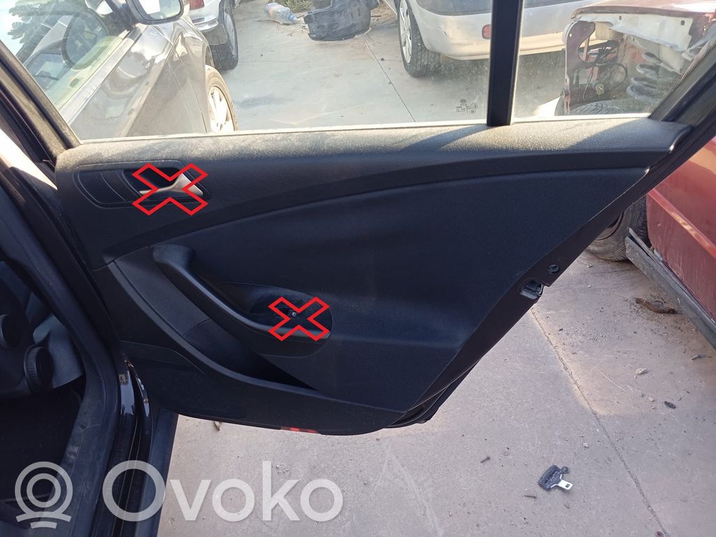 Volkswagen PASSAT B6 Rivestimento del pannello della portiera posteriore