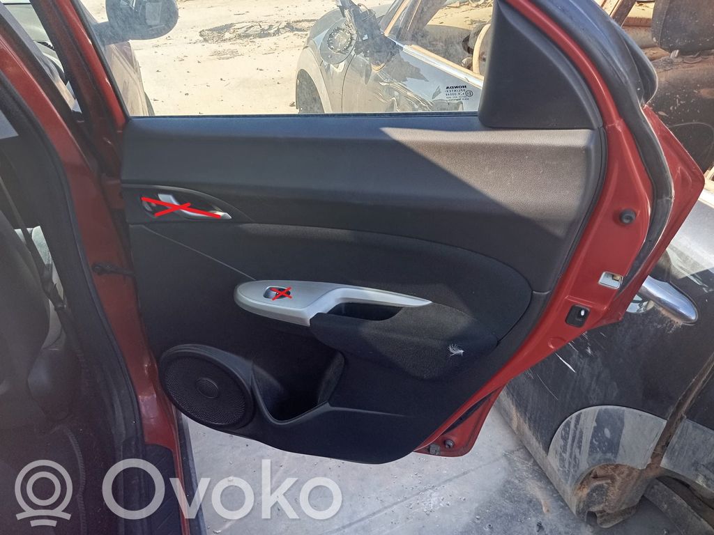 Takaoven verhoilu