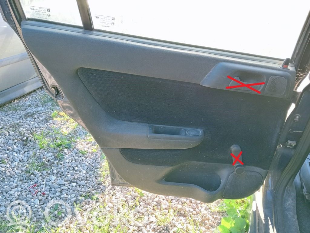 Opel Astra G Rivestimento del pannello della portiera posteriore
