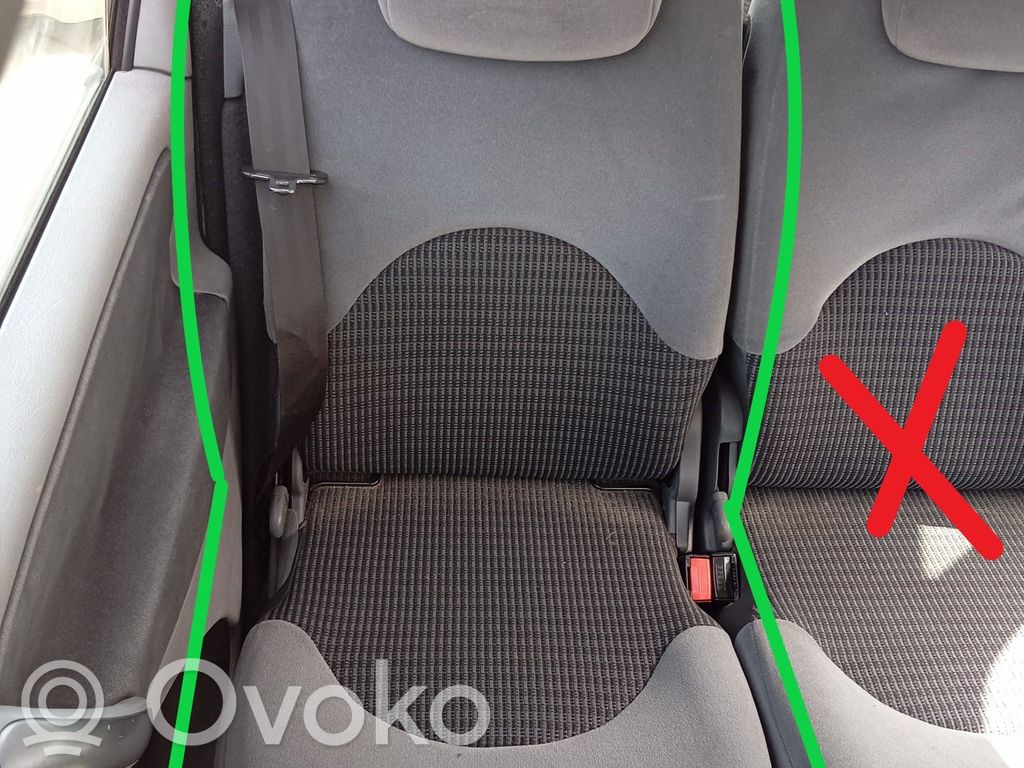 Asiento trasero