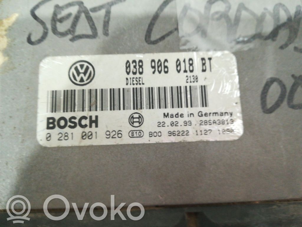 Seat Cordoba (6K) Calculateur moteur ECU 