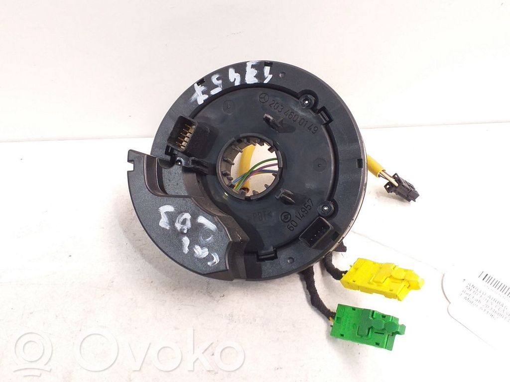 Mercedes-Benz C W203 Bague collectrice/contacteur tournant airbag (bague SRS)
