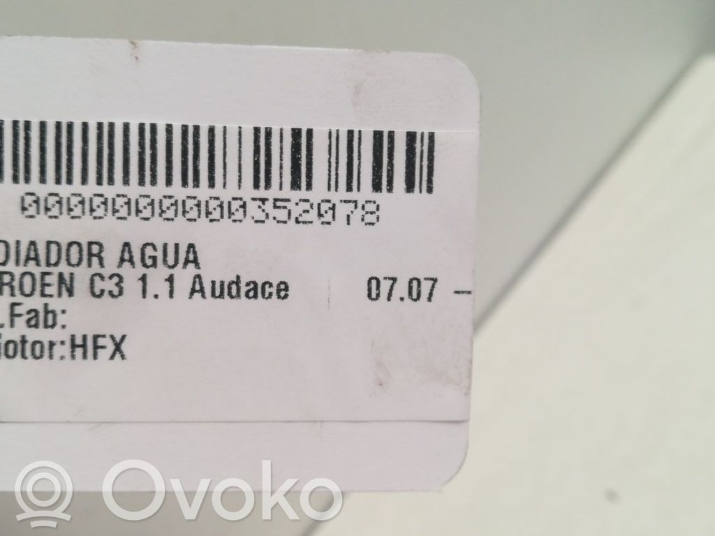Citroen C3 Chłodnica