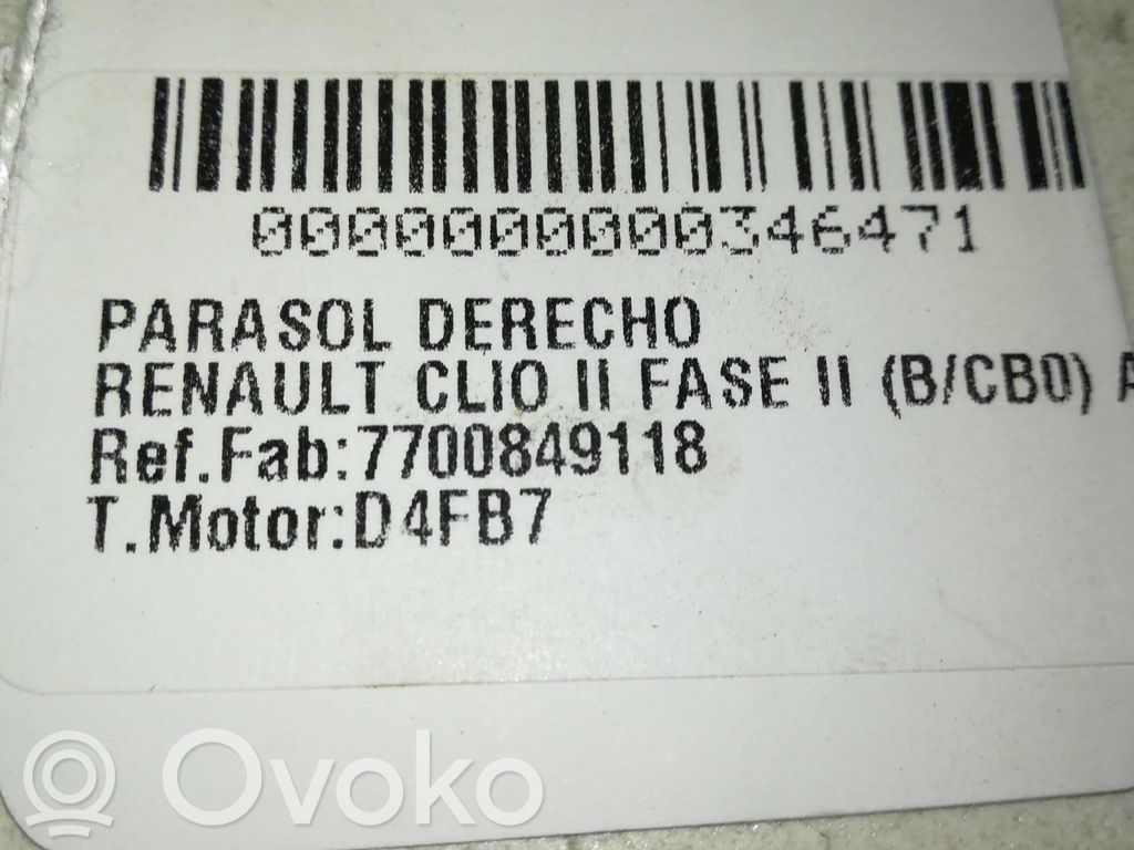 Renault Clio II Parasolar 