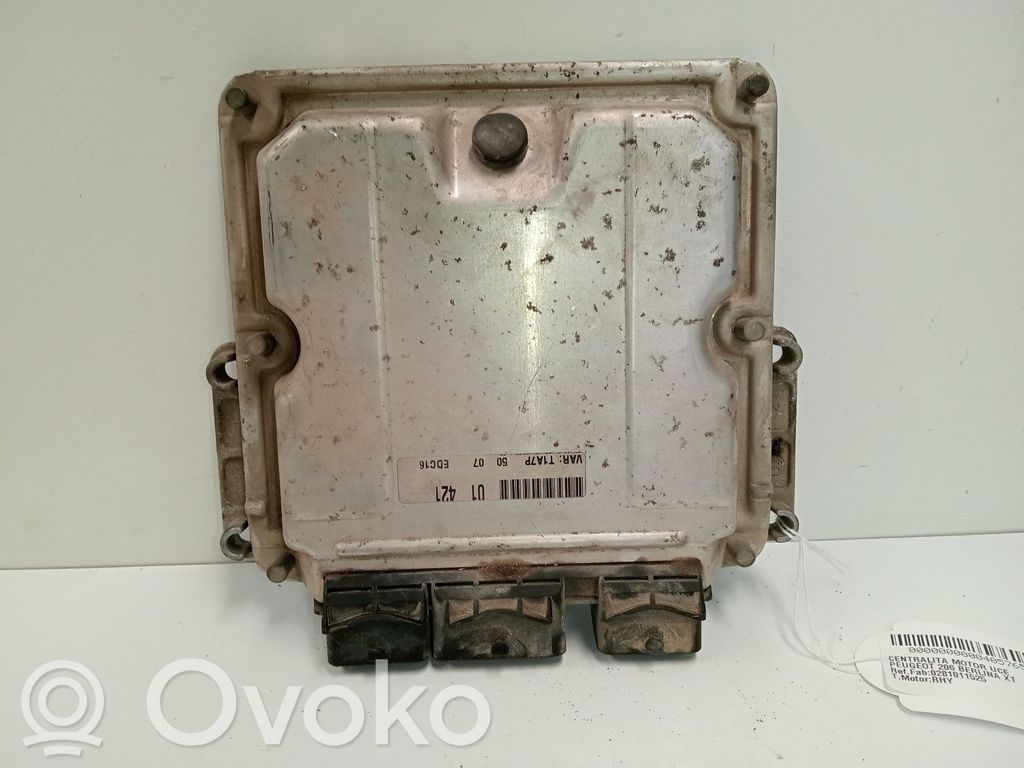 Peugeot 206 Sterownik / Moduł ECU