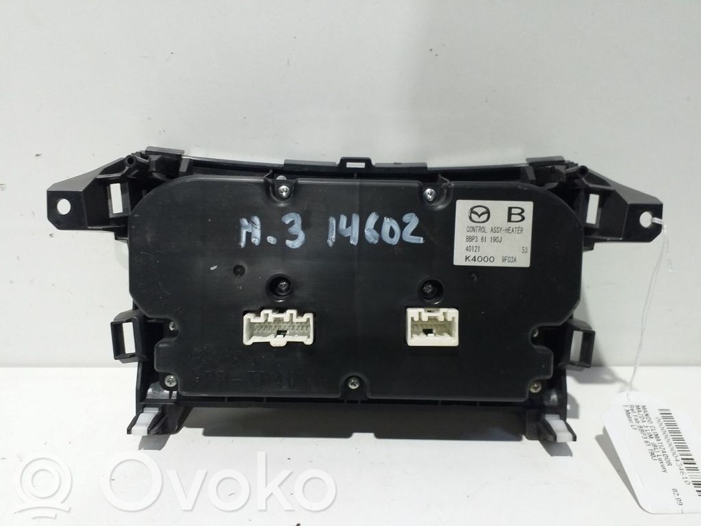 Mazda 3 II Ilmastoinnin ohjainlaite