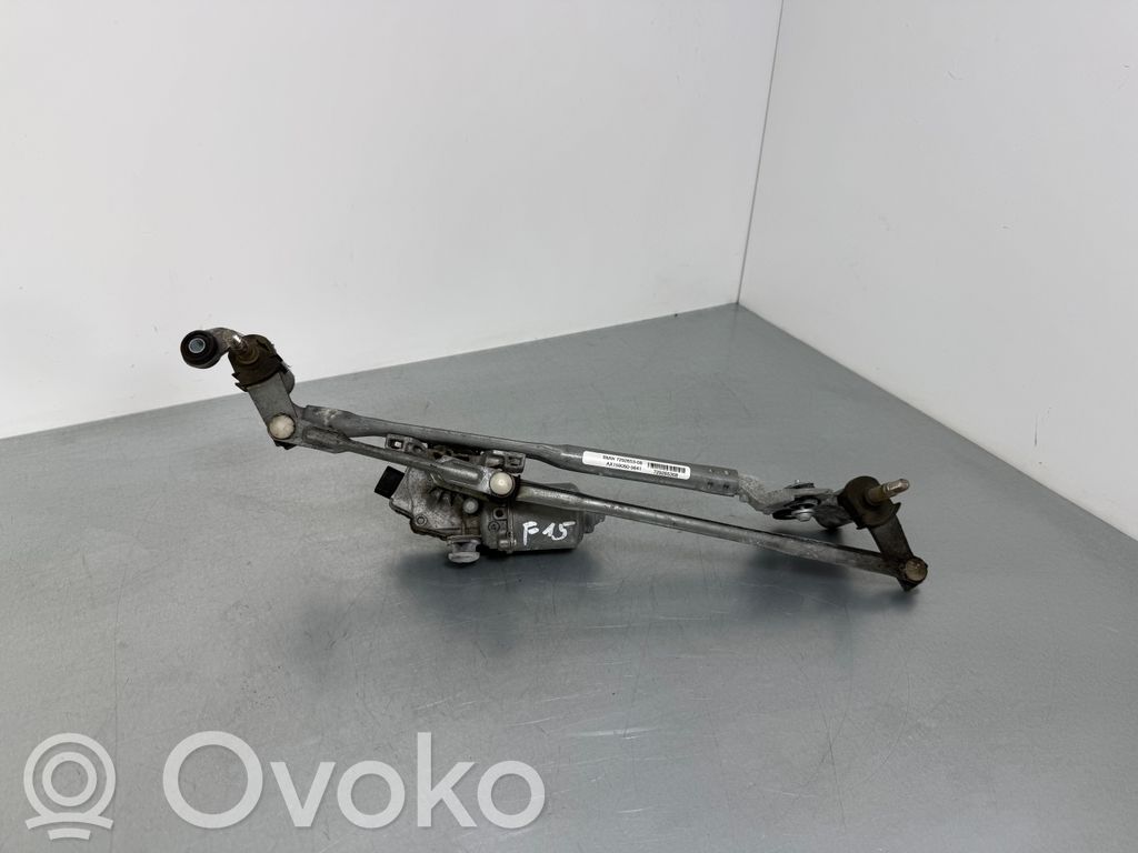 BMW X5 F15 Mechanizm i silniczek wycieraczek szyby przedniej / czołowej 