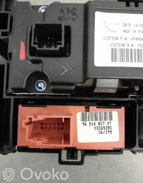 Peugeot 407 Climate control unit 