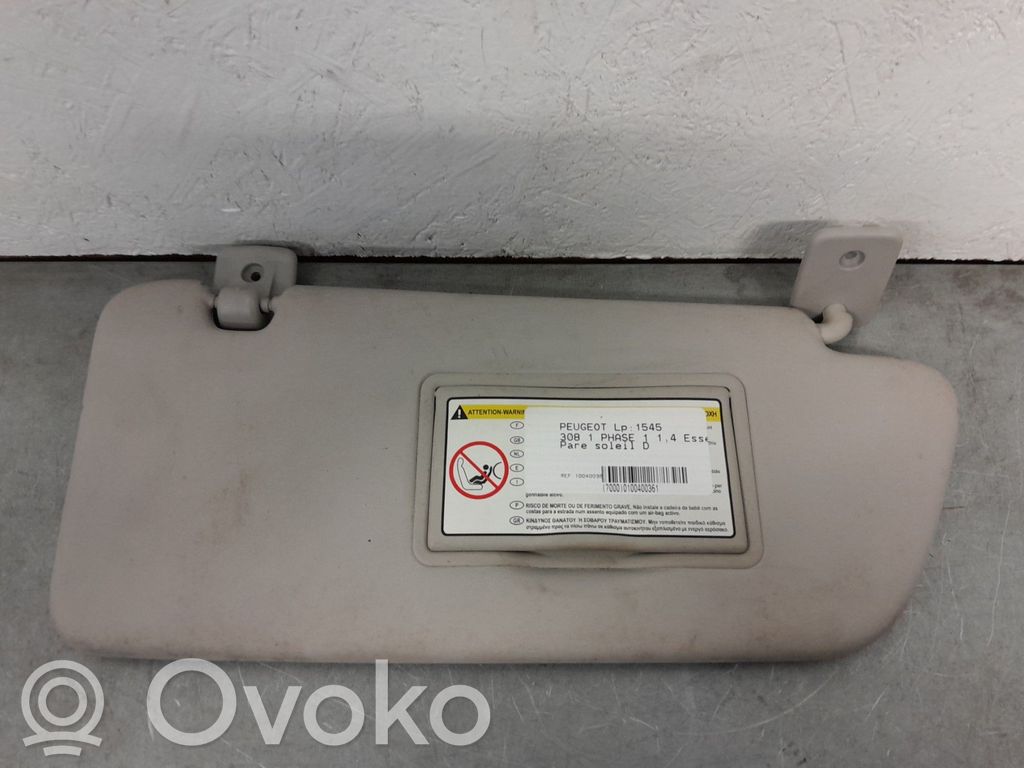 Peugeot 308 Sun visor 
