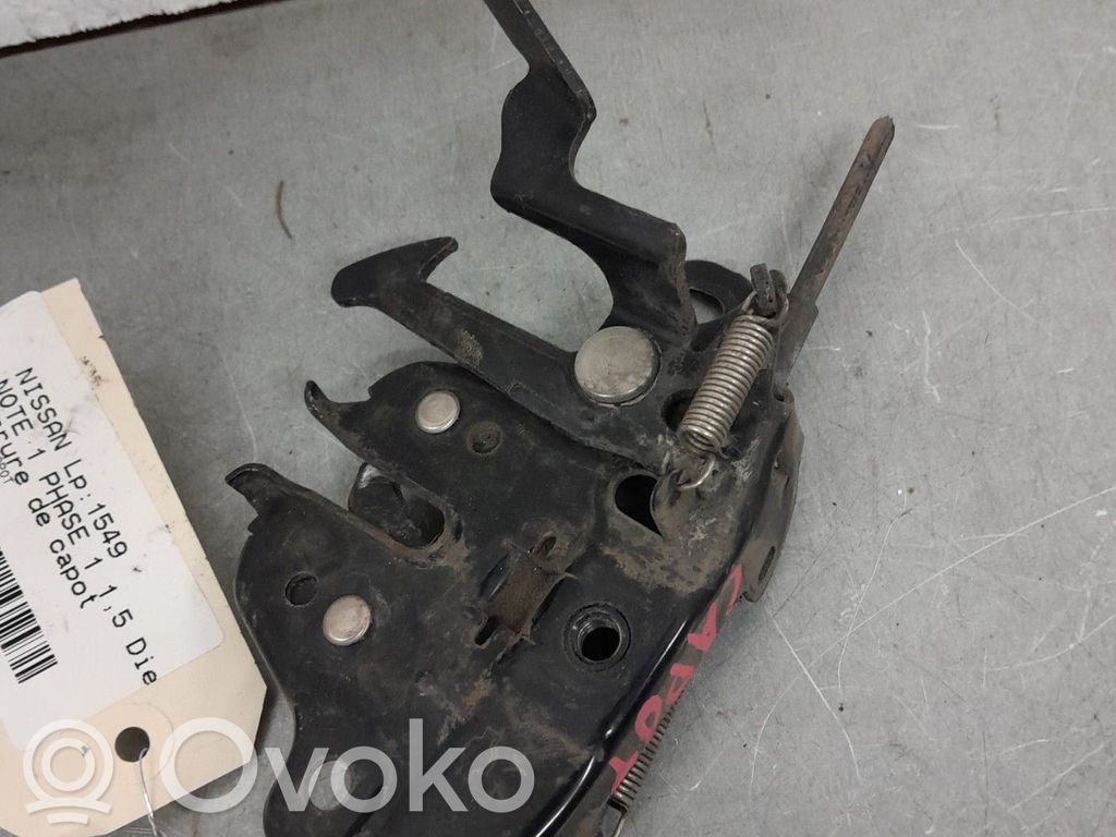Nissan Note (E11) Spyna variklio dangčio 