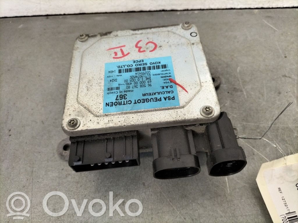 Unidad de control/módulo del motor   9650836780