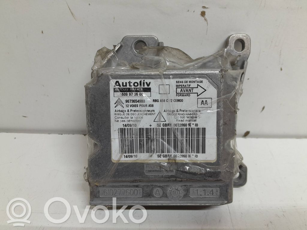 Citroen C3 Picasso Airbag control unit/module 