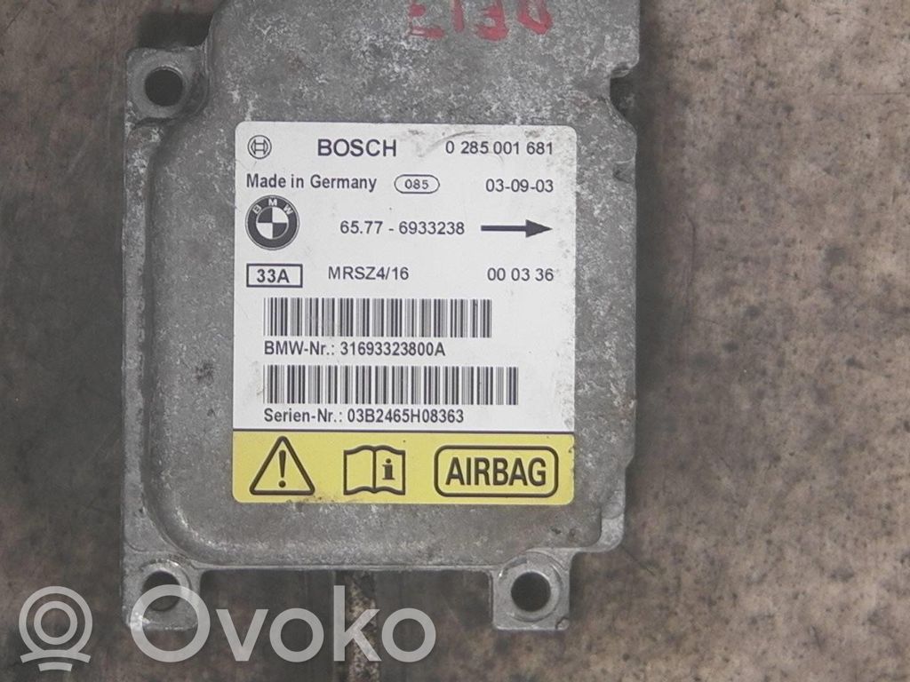 Module de contrôle airbag   31693323800A