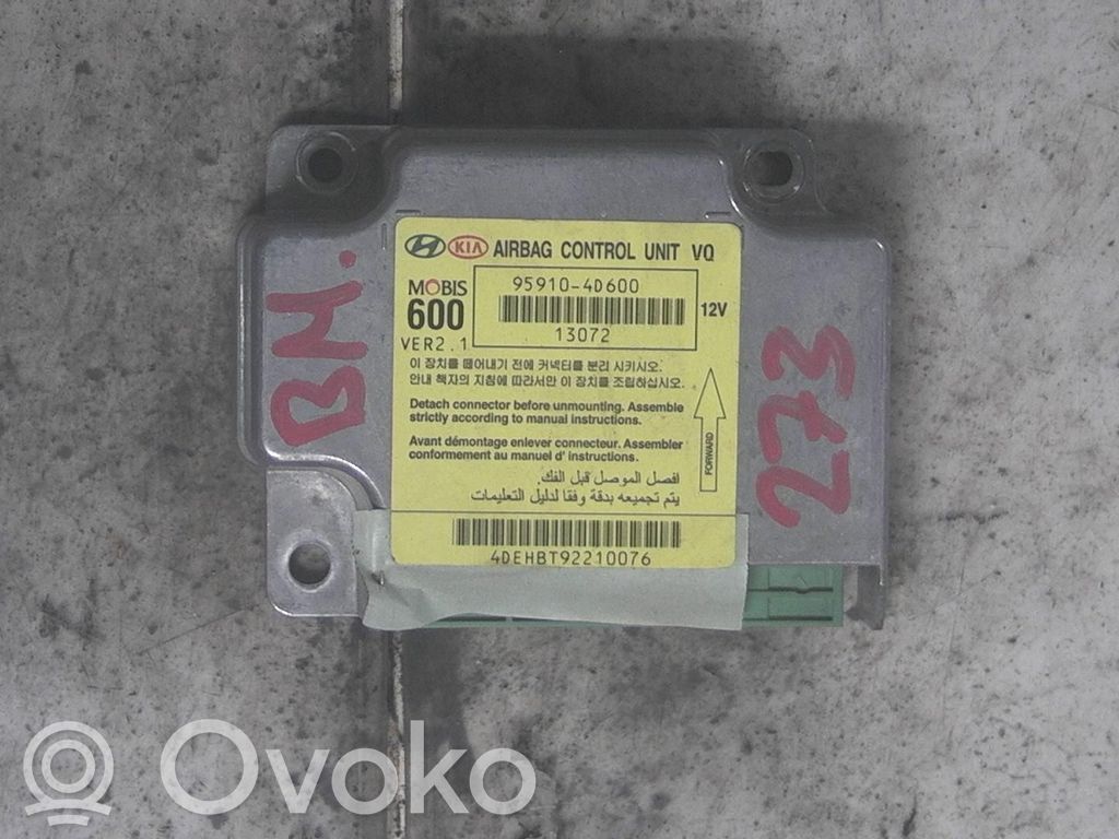 Airbag control unit/module   959104D600