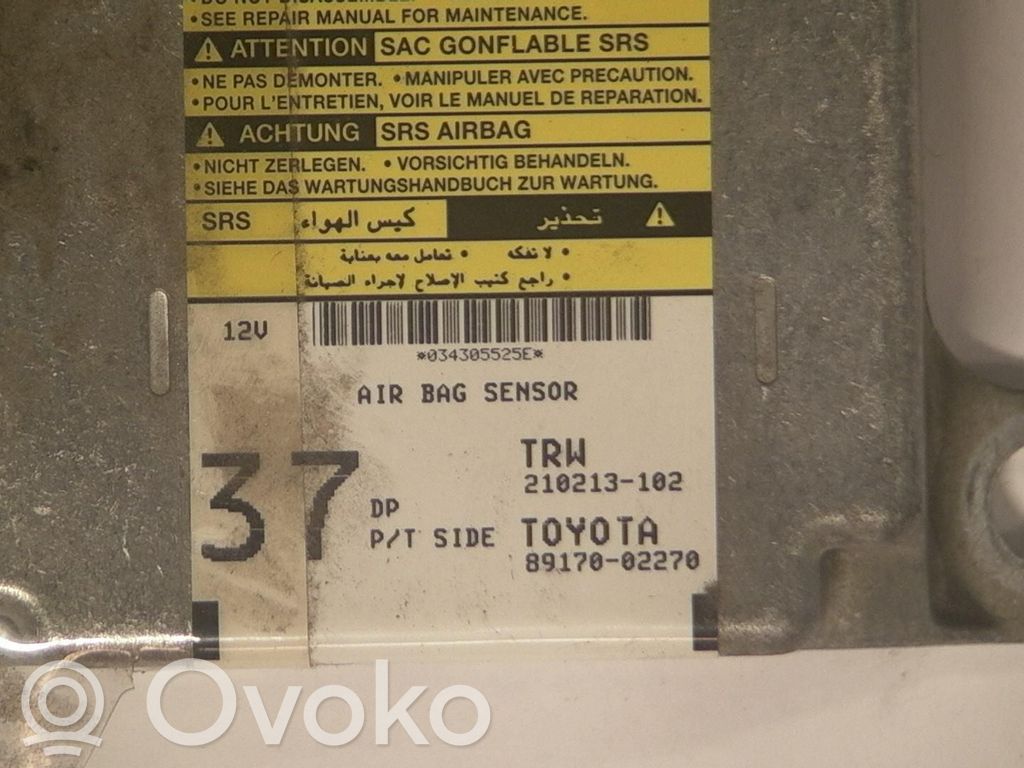 Module de contrôle airbag   8917002270