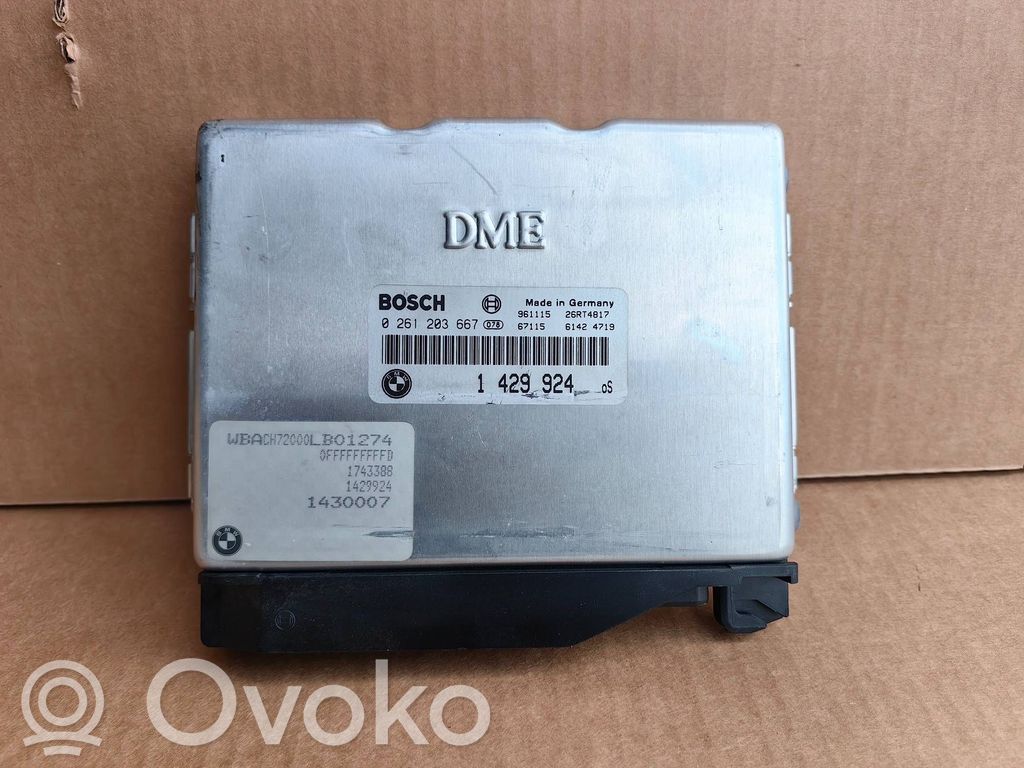 BMW Z3 E36 Galios (ECU) modulis 