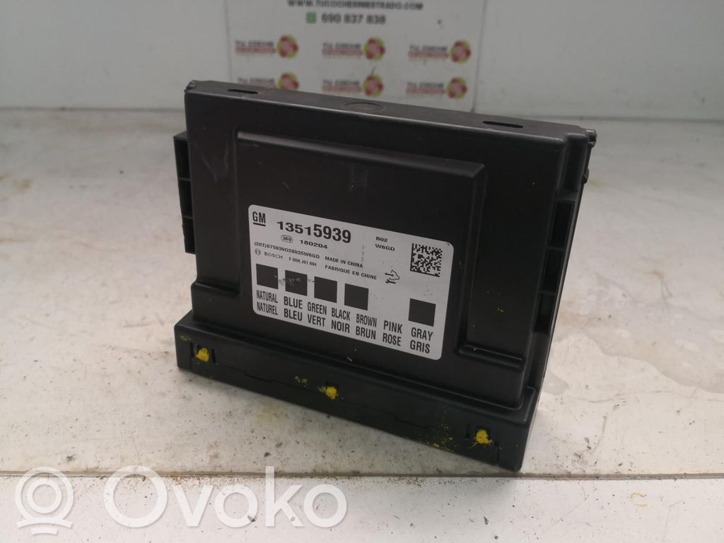 Unidad de control/módulo del motor   13515939