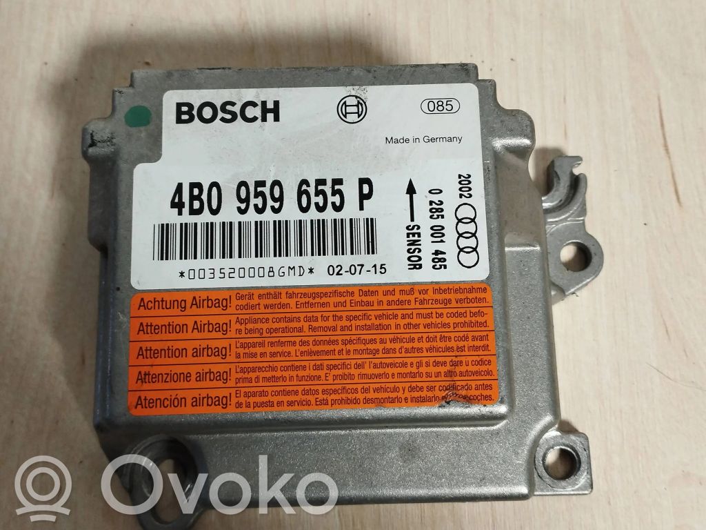Airbag control unit/module   4B0959655P