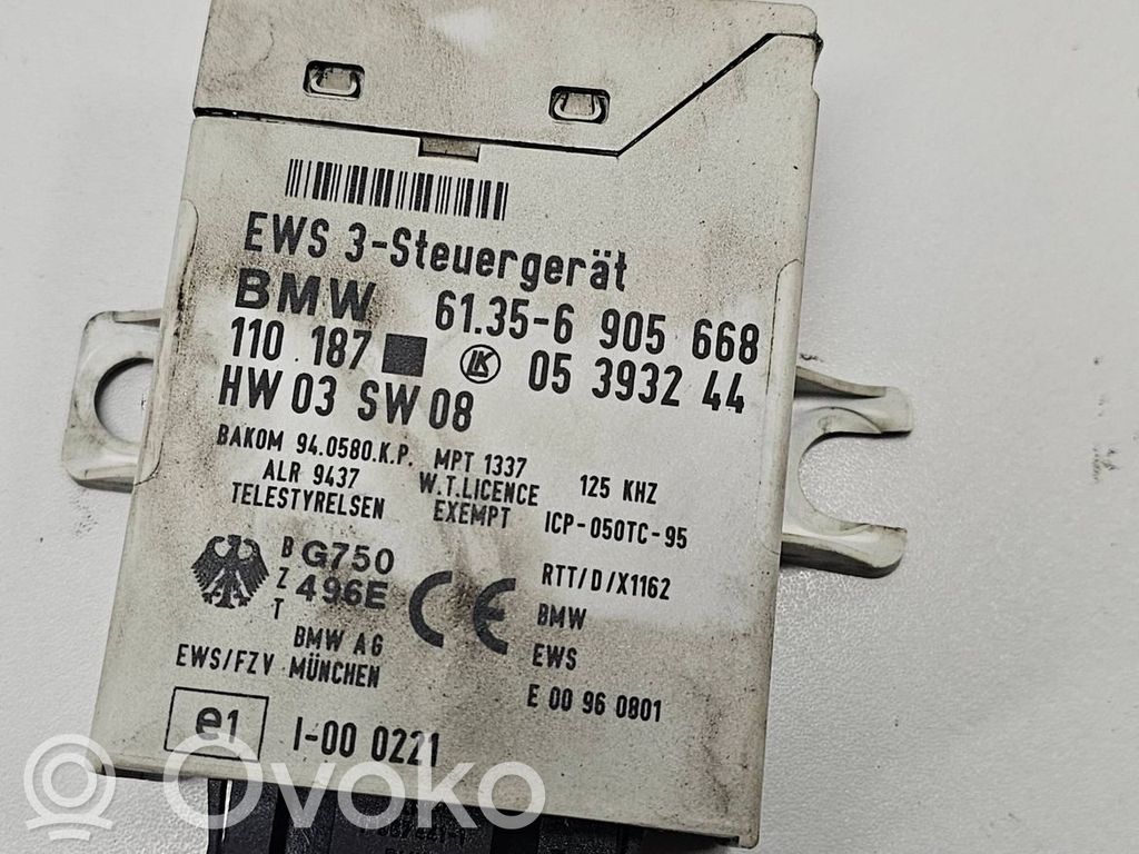 Unité de commande dispositif d'immobilisation   6905668,05393244