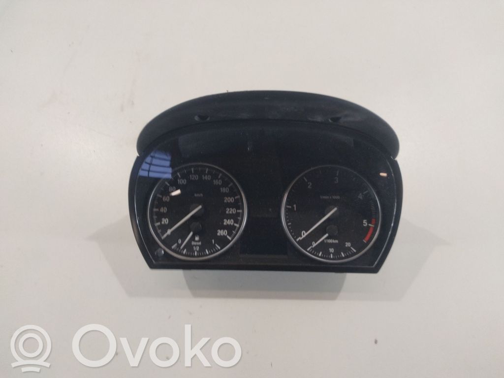 BMW 3 E90 E91 Speedometer (instrument cluster) 