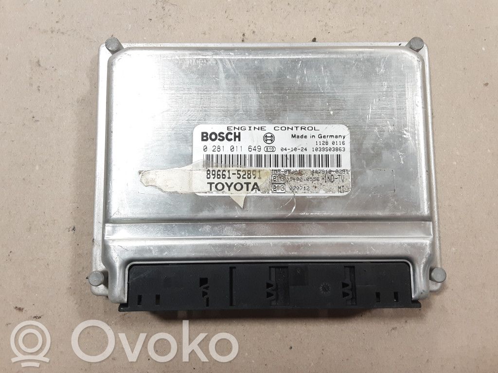 Toyota Yaris Engine control unit/module 