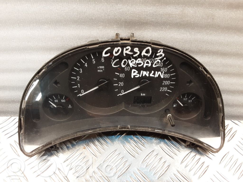 Opel Corsa C Speedometer (instrument cluster) 