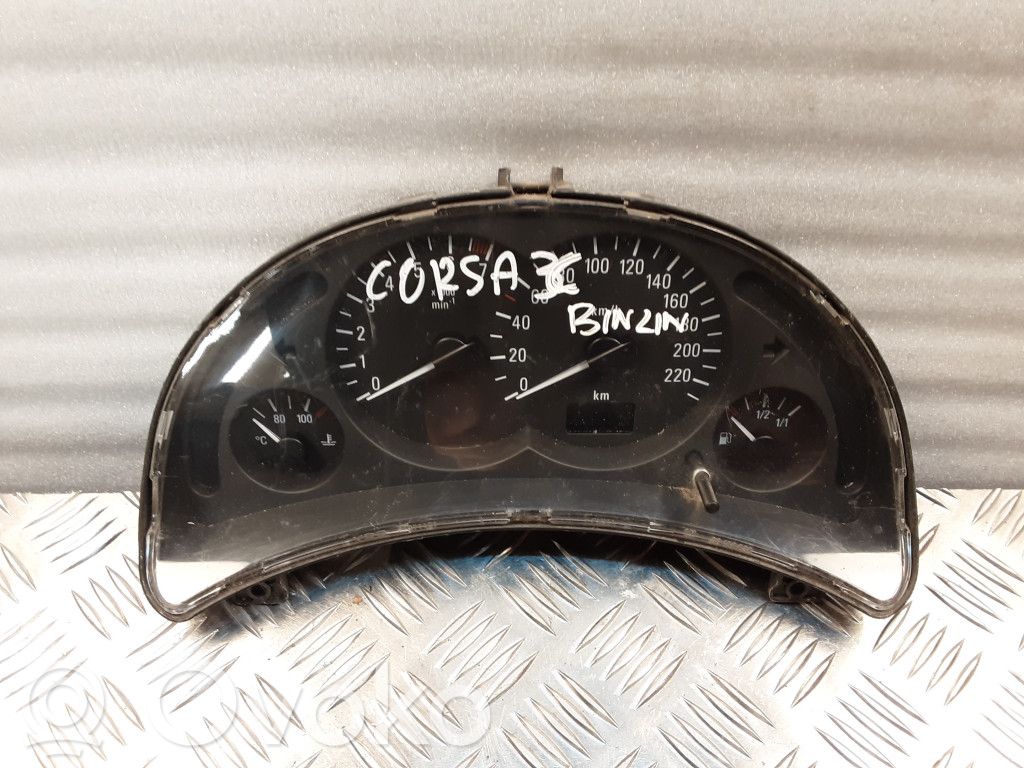 Opel Corsa C Speedometer (instrument cluster) 