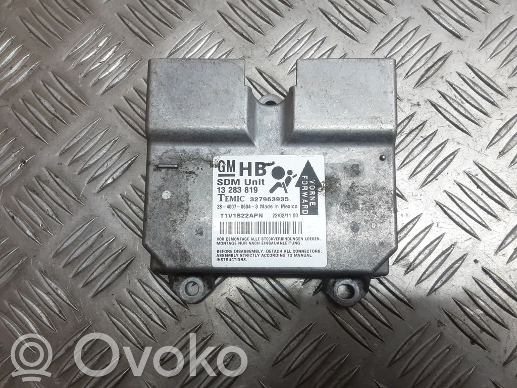 Opel Corsa D Airbag control unit/module 