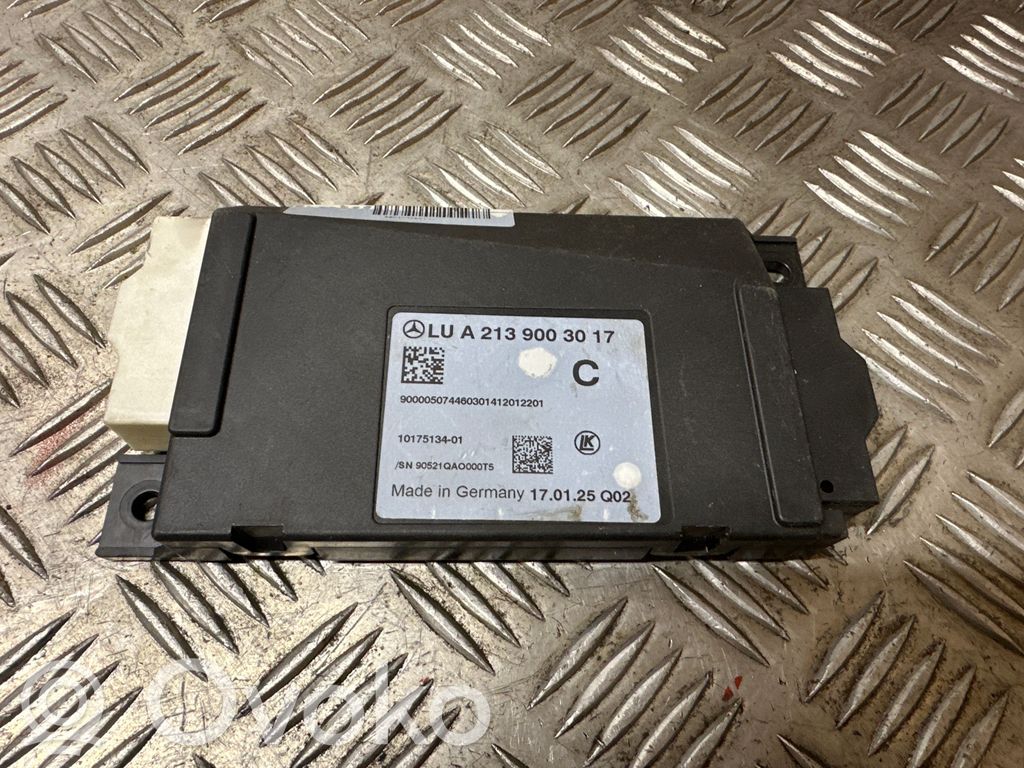Mercedes-Benz E W213 Combustion control unit/module 