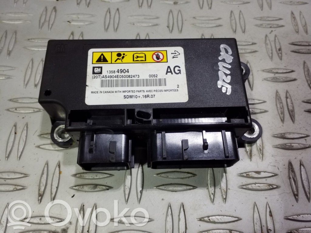 Chevrolet Cruze Airbag control unit/module 