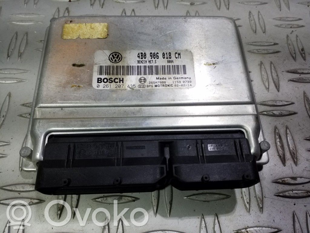 Engine control unit/module   4B0906018CM,0261207435,26SA7888