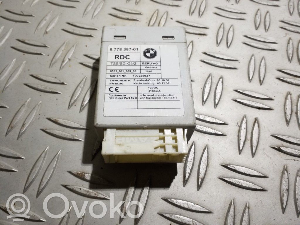 BMW 7 E65 E66 Sensor Reifendruckkontrolle RDK 